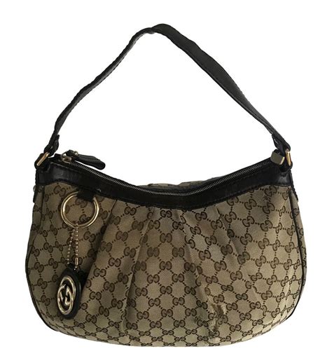 vintage gucci hobo shoulder bag|Gucci guccissima hobo bag.